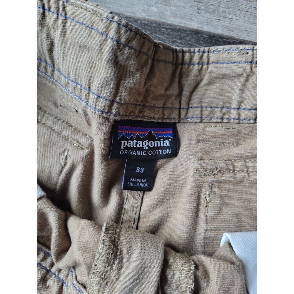 PATAGONIA ALL WEAR CARGO SHORT 57750 Stretch Organic Beige sz 33 Shorts‎ - Picture 2 of 5